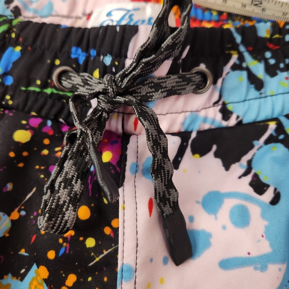 Fresh Prince Joggers Mens Large Streetwear Urban Colorful Paint Splatter - Picture 8 of 13